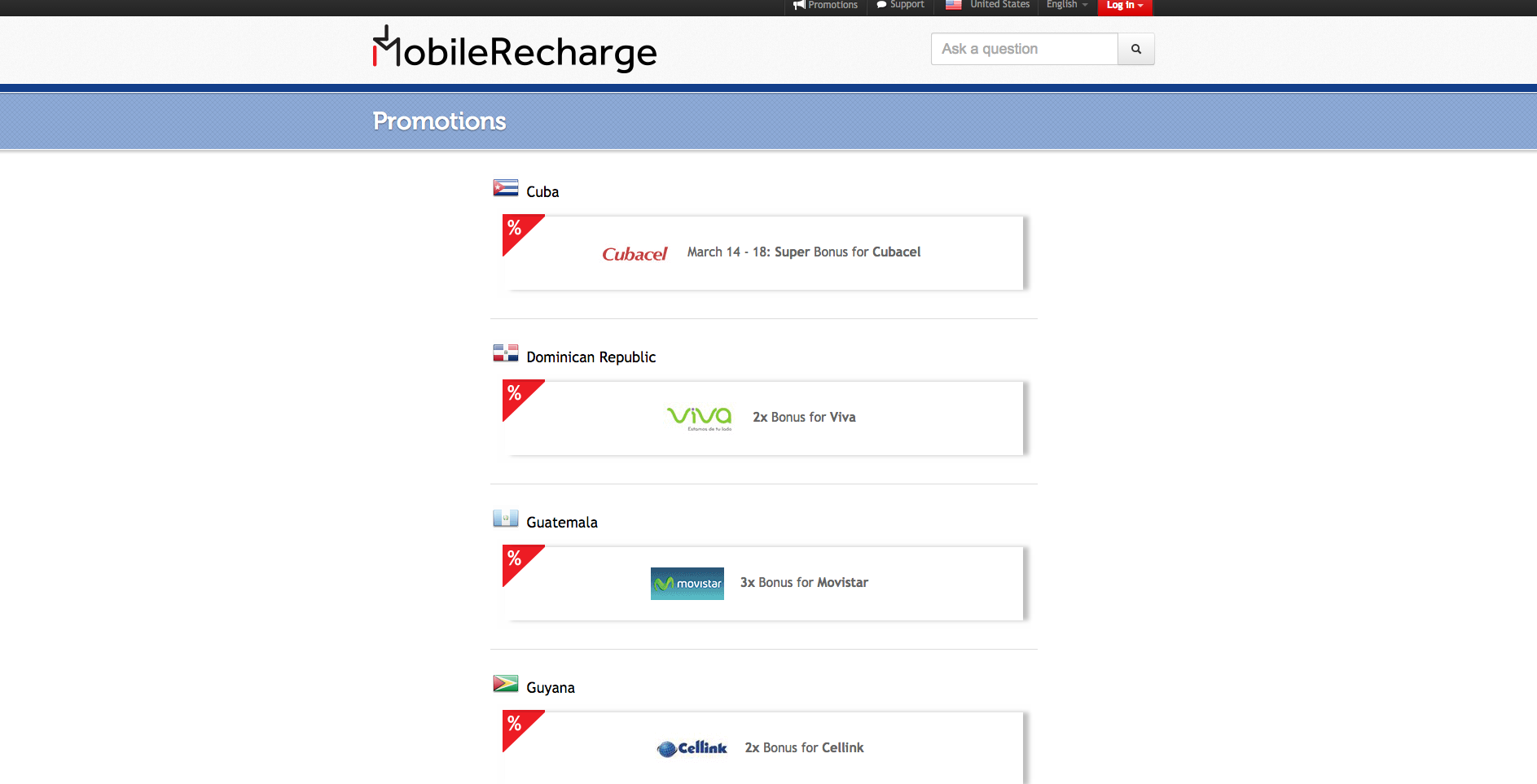 recharge online