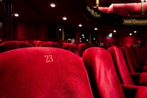 seats in a cinema or theatre