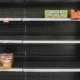 empty shelves during Coronavirus pandemic