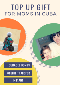 Mobile Top Up for mothers jn Cuba