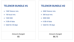 online Telenor data balance