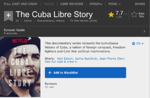 Netflix Cuba movies