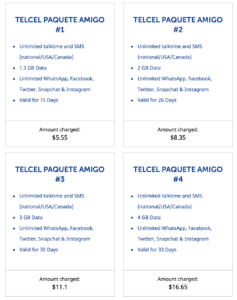 Telcel Mexico top ups from abroad