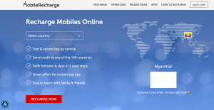 MobileRecharge travel SIM card for travelers
