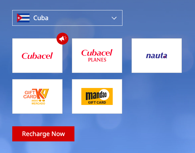 MobileRecharge for Cubans