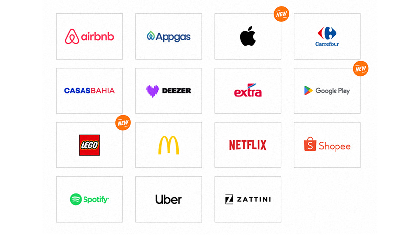 Brazil gift cards